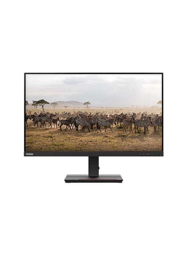 لينوفو شاشة ثينك فيجن مقاس 27 بوصة بدقة كاملة الوضوح تدعم تقنية IPS بوقت استجابة 4 مللي ثانية ومعدل تحديث يبلغ 60 هرتز ومنفذي HDMI وVGA طراز 62AFKAT2UK أسود - Image 1