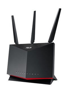 RT-AX86S AX5700 Dual Band WiFi 6 Gaming Router, PS5 Compatible, Mobile Game Mode, Lifetime Free Internet Security, Mesh WiFi Support, 1G Port, Gaming Port, Adaptive QoS, Port Forwarding Black