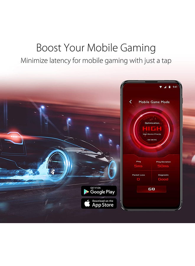 ASUS - RT-AX86S AX5700 Dual Band WiFi 6 Gaming Router, PS5 Compatible, Mobile Game Mode, Lifetime Free Internet Security, Mesh WiFi Support, 1G Port, Gaming Port, Adaptive QoS, Port Forwarding Black - Image 1