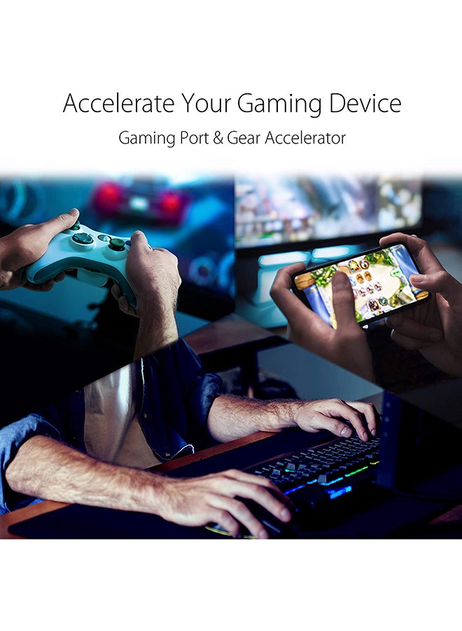 ASUS - RT-AX86S AX5700 Dual Band WiFi 6 Gaming Router, PS5 Compatible, Mobile Game Mode, Lifetime Free Internet Security, Mesh WiFi Support, 1G Port, Gaming Port, Adaptive QoS, Port Forwarding Black - Image 1