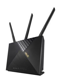 4G-AX56 AX1800 Gigabit Ethernet Dual-Band Wireless Router, Captive Portal, Aiprotection, Parental Controls, LTE Connectivity | 90IG06G0-MO3110 Black