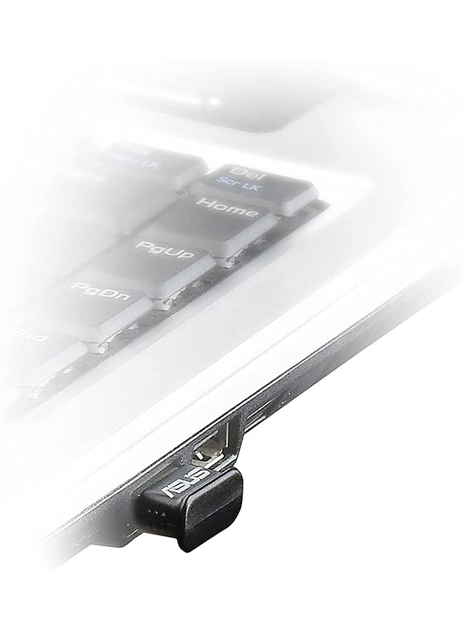 ASUS - USB-BT400 Wireless USB Adapter With Bluetooth Dongle For Laptop And PC Black - Image 1