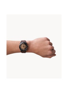 FOSSIL Men's Analog Leather Wrist Watch ME3207 -42mm- Brown  - Image 2