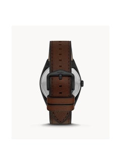 FOSSIL Men's Analog Leather Wrist Watch ME3207 -42mm- Brown  - Image 3