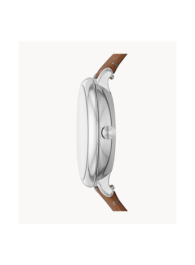 FOSSIL Women's Analog Leather Wrist Watch ES5090 -36mm- Brown  - Image 4