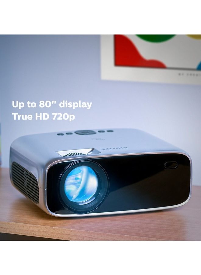 Philips - NeoPix Prime 2 Home Projector NPX542/INT Grey - Image 1