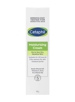 Cetaphil Moisturising Cream For Face and Body 100grams  - Image 1