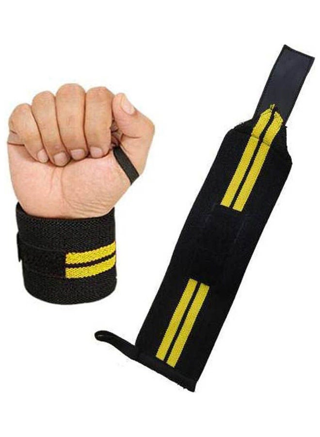 ماركة غير محددة 1 Pair Training Wrist Support Wraps Weight Lifting Straps  - Image 2