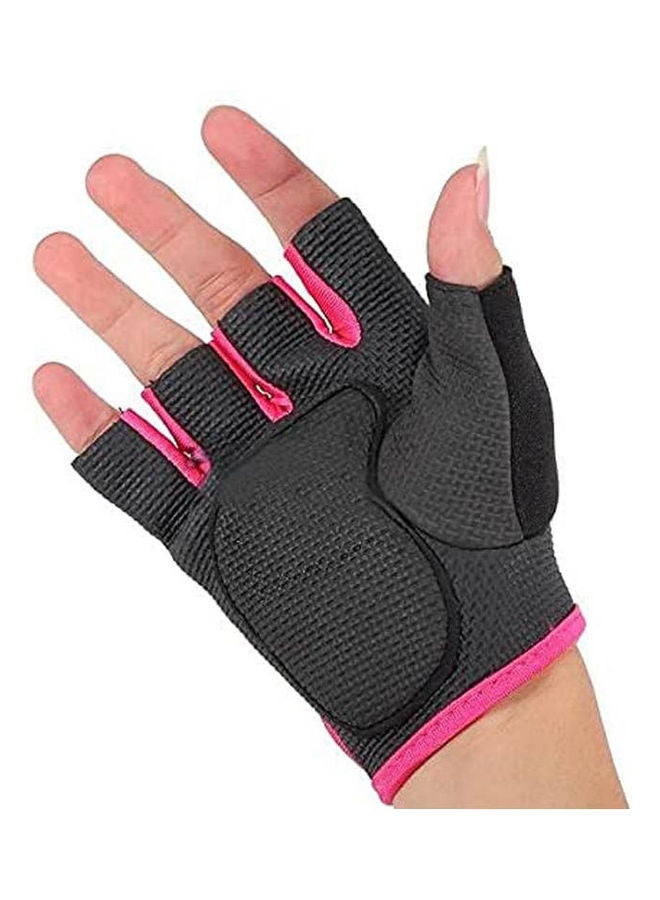 Generic Gym Weight Lifting Half Finger Sports Glove  - Image 2