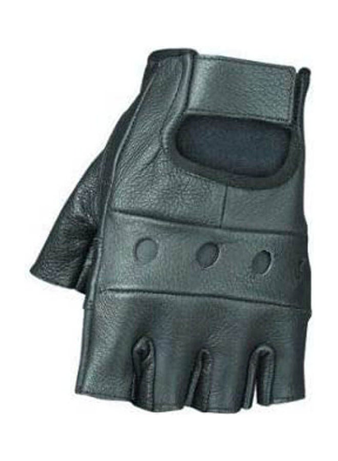 Generic Leather Fingerless Gloves 