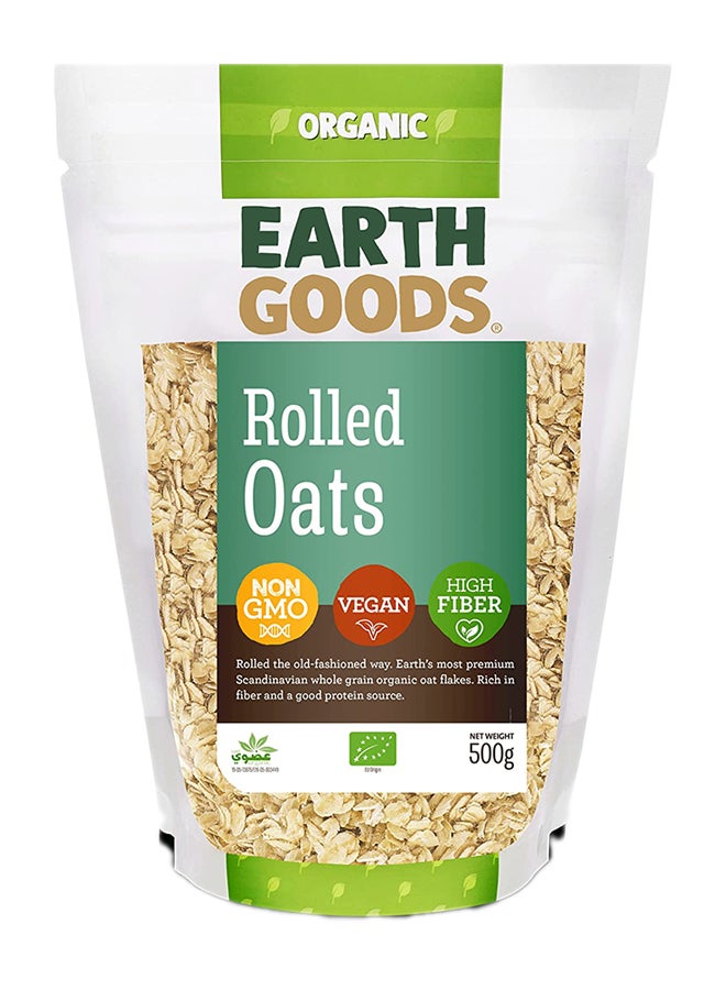 Earth Goods Oat Flakes 500grams  - Image 1