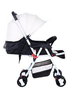 BABY PLUS Adjustable Baby Stroller Cum Pram With Compact And Reversible Handlebar With Safety Belt, Wheels  - Image 2