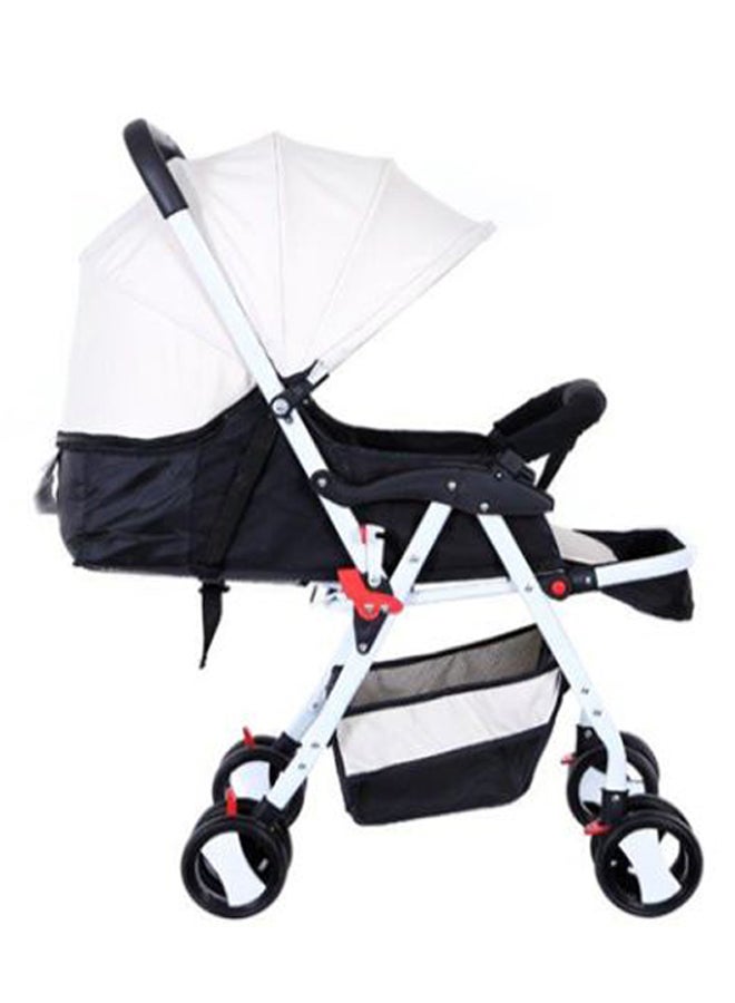 BABY PLUS - Adjustable Baby Stroller Cum Pram With Compact And Reversible Handlebar With Safety Belt, Wheels - Image 1