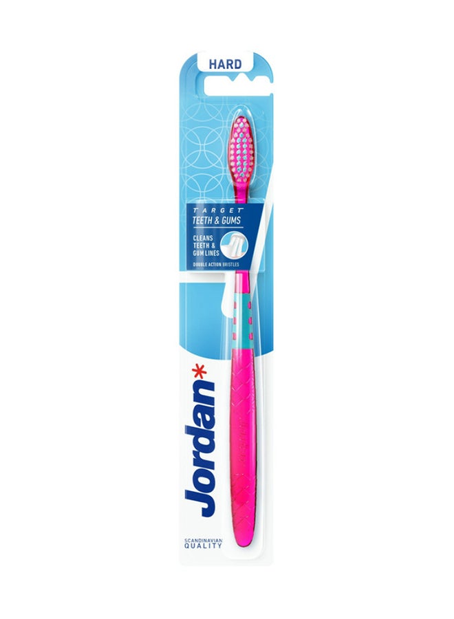 Target Teeth And Gums Hard Toothbrush Multicolor - v1649328571/N22429874A_1