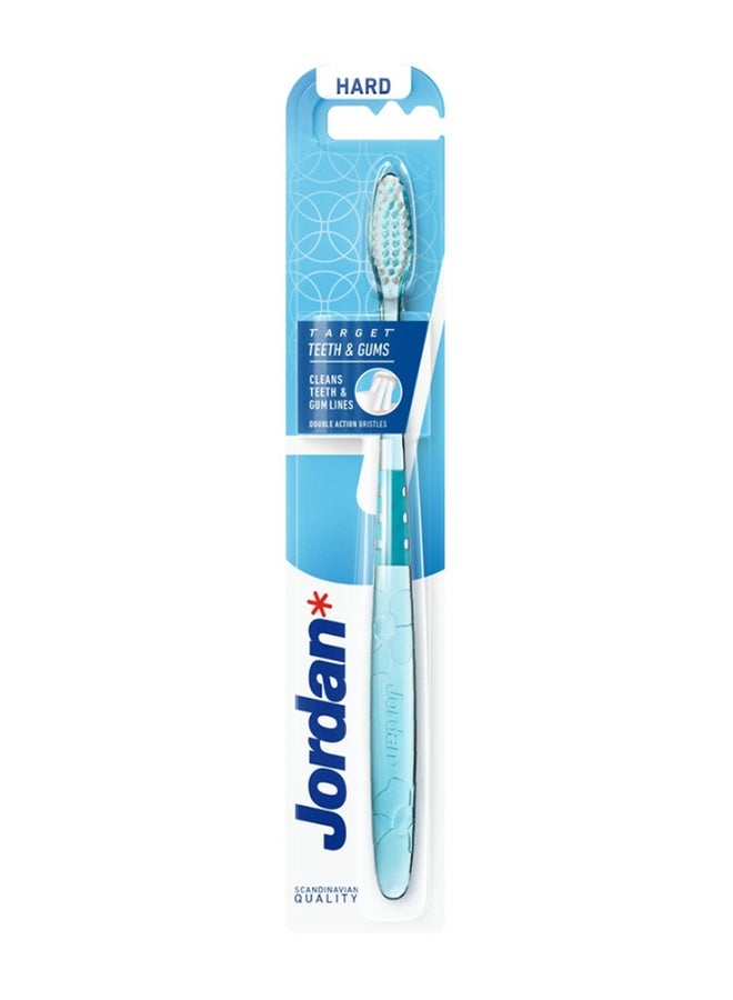 Jordan - Target Teeth And Gums Hard Toothbrush Multicolor - Image 1