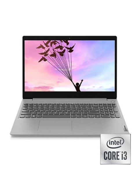 IdeaPad 3 15IIL05 With 15.6-Inch Display/HD Intel Core I3 1005G1 Processor/4GB RAM/1TB HDD/UHD Graphics/DOS English/Arabic Platinum Grey