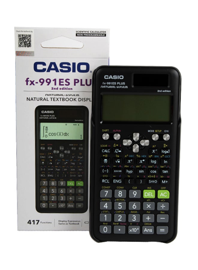 CASIO Scientific Calculator FX991-ES Plus Black - Image 1