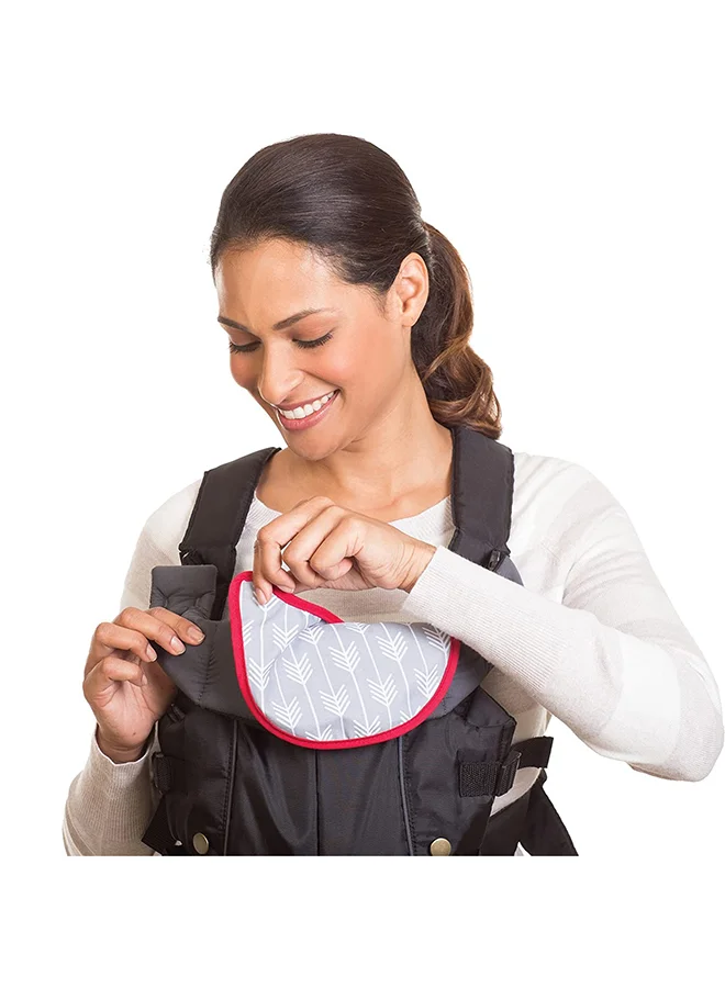 infantino Swift Classic Spacious And Comfortable Baby Carrier With Padded Head Support For Both Rear And Front Facing - Black