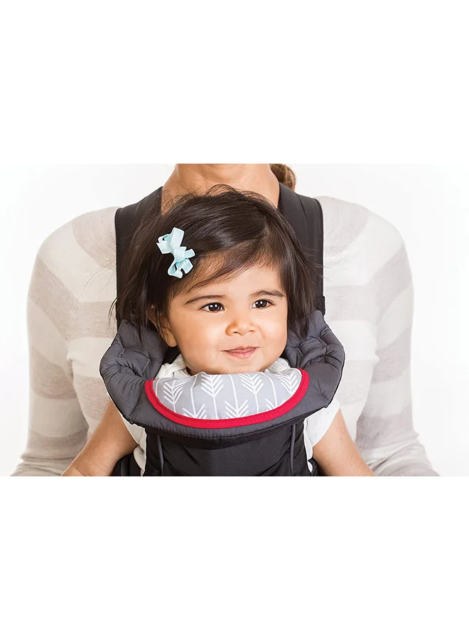 infantino Swift Classic Spacious And Comfortable Baby Carrier With Padded Head Support For Both Rear And Front Facing - Black