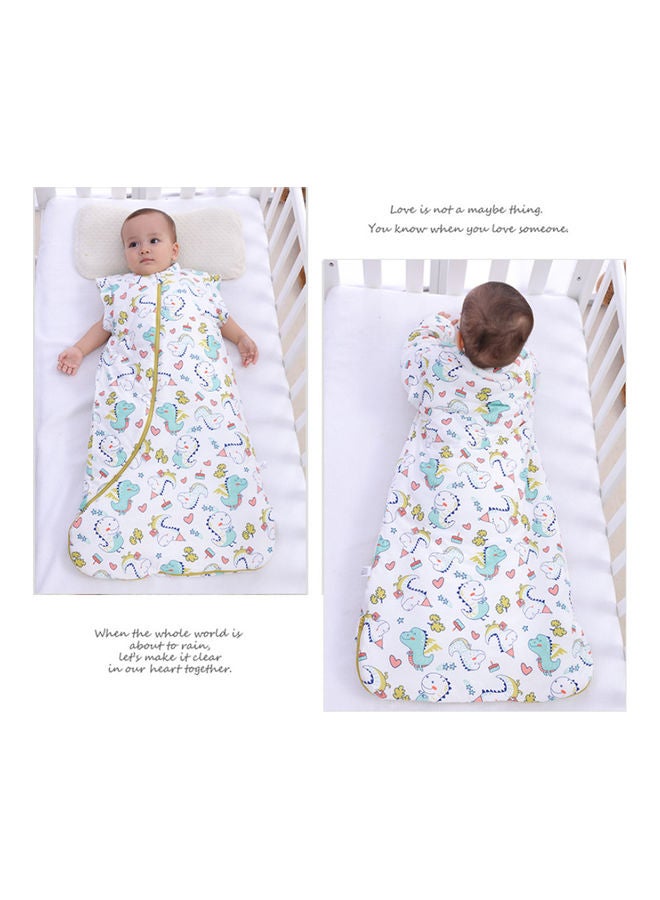 Comfortable Pure Cotton Baby Swaddle Wrapping With Zipper Blocking And Detachable Sleeve - v1649338541/N42623803A_4