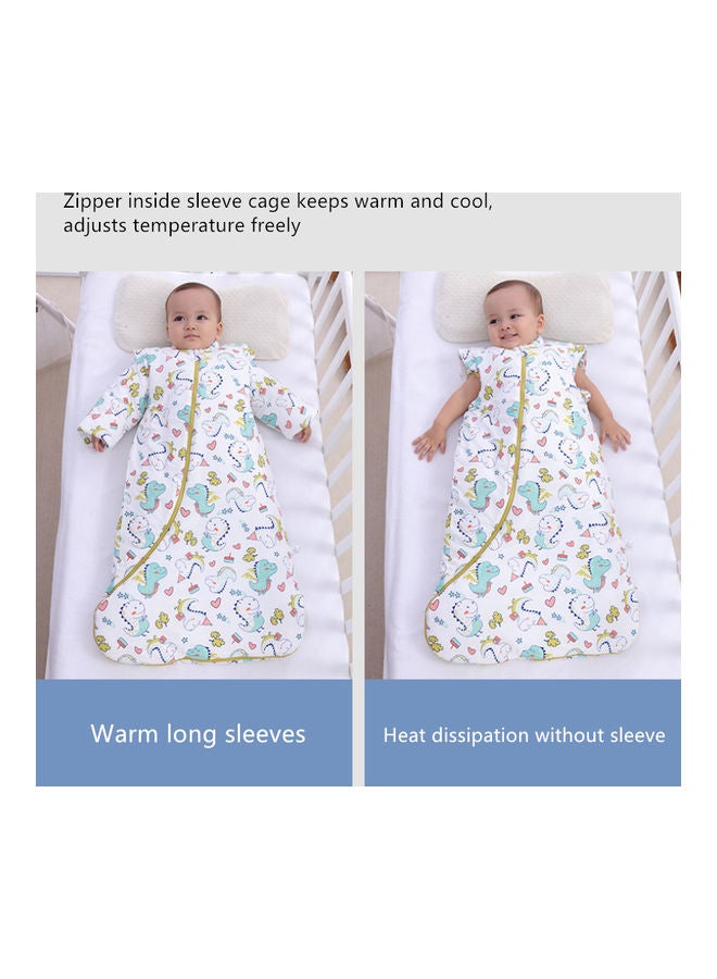 Comfortable Pure Cotton Baby Swaddle Wrapping With Zipper Blocking And Detachable Sleeve - v1649338542/N42623803A_7