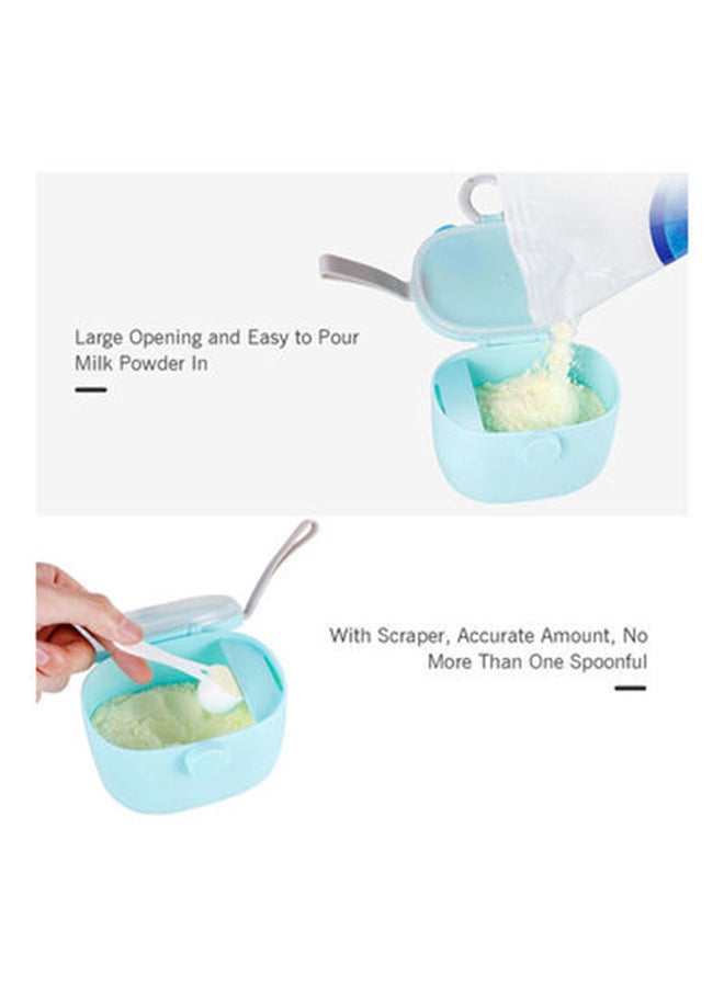 Generic - Large Capacity Compact Baby Milk Powder Container With Scoop And Leveller-Blue - Image 1
