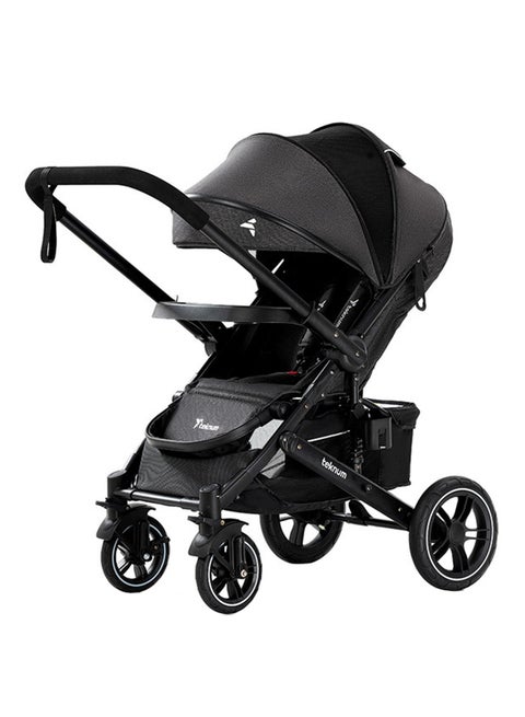 Reversible Moon Walk Stroller Black