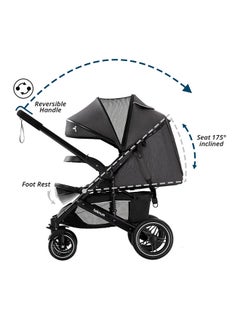 TEKNUM Reversible Moon Walk Stroller Black  - Image 5