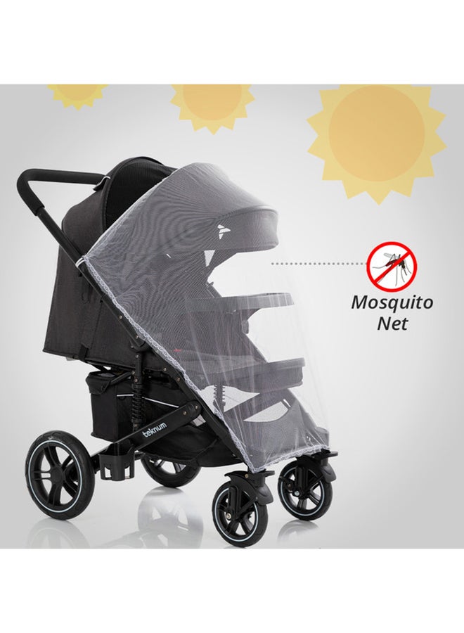 عربة أطفال مون ووك قابلة للعكس مع حزام وعجلة مع دوران بزاوية 360 درجة - v1649339854/N48445384A_7