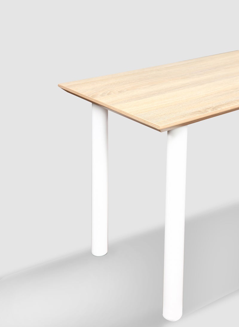Switch - Office Desk Computer Table Or Study Table -  Home Office For Laptop Table - Beige/white 1400*490*650mm - Image 1