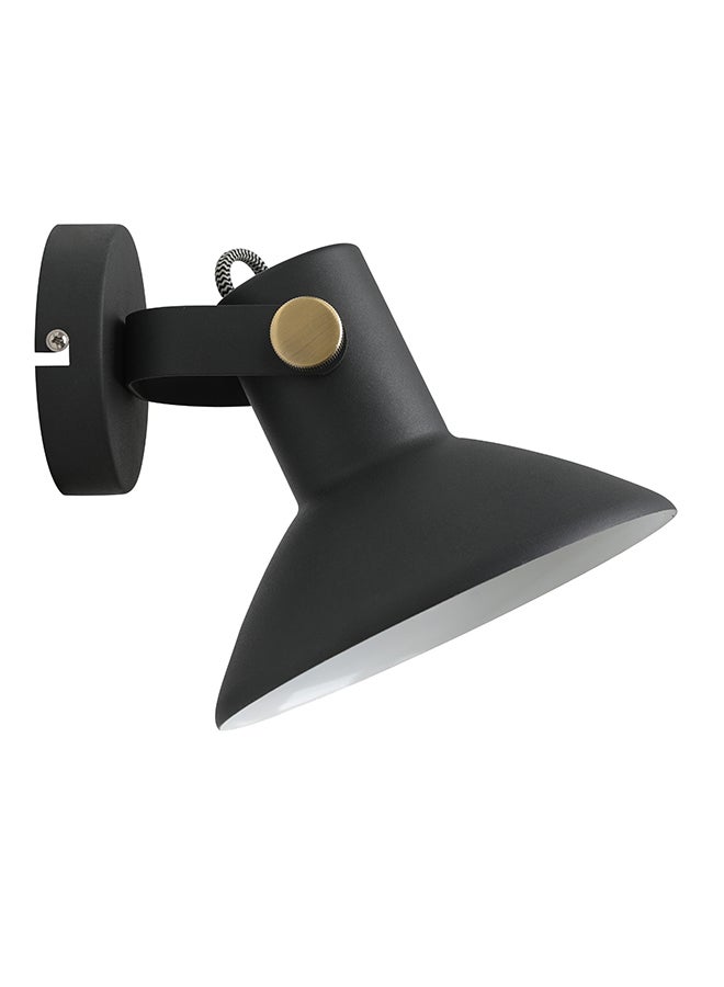 Switch - Elegant Style Wall Light Unique Luxury Quality Material for the Perfect Stylish Home Black/Antique Brass Sand Black/Antique Brass 22 x 18 x 17.5cm - Image 1