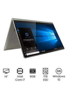 Yoga C940 Convertible 2 In 1 Laptop With 14-Inch Full HD Display, Core i7-1065G7 Processor/8GB RAM/1TB SSD/Intel Iris Plus Graphics/Windows 10 /International Version English Grey