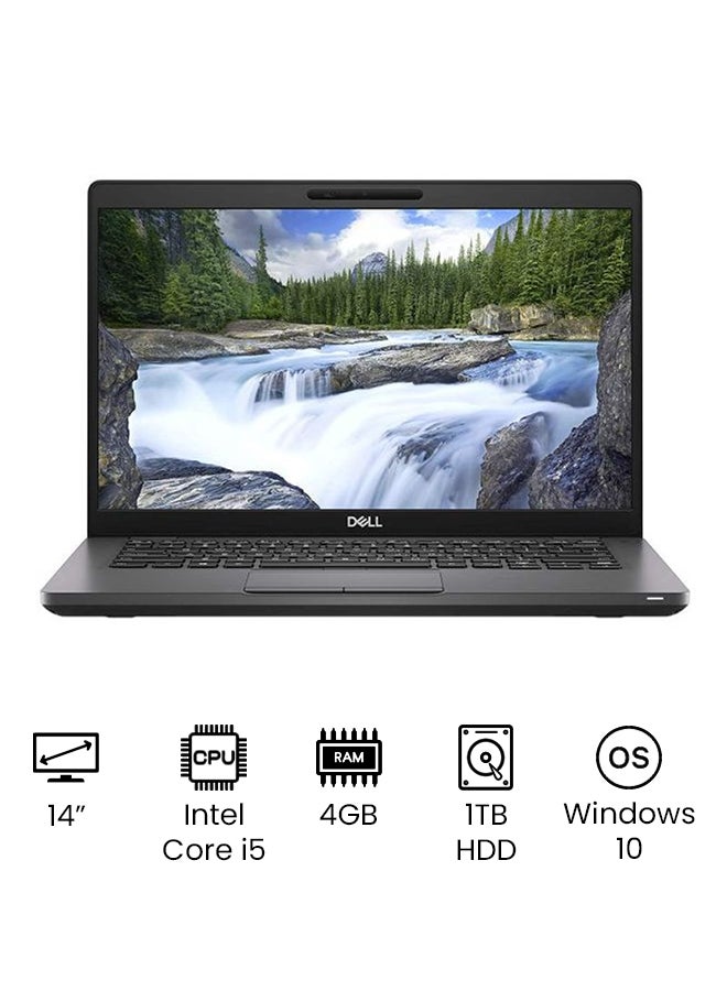 Renewed Latitude 5400 Laptop With 14-Inch HD Display, Core i5 Processor/4GB RAM/1TB HDD/Intel UHD Graphics 620/Windows 10 English Black