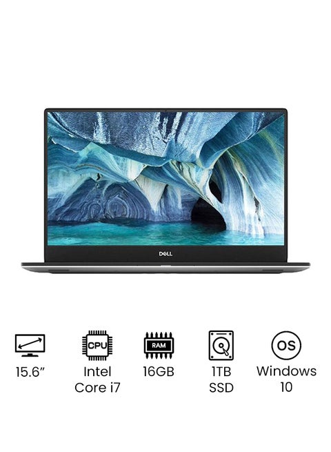 XPS-15-7590-2095 Laptop With 15.6-Inch UHD Display, Core i7 Processor/16GB RAM/1TB SSD/4GB NVIDIA GeForce GTX 1650 Graphics/Windows 10 International Version Silver