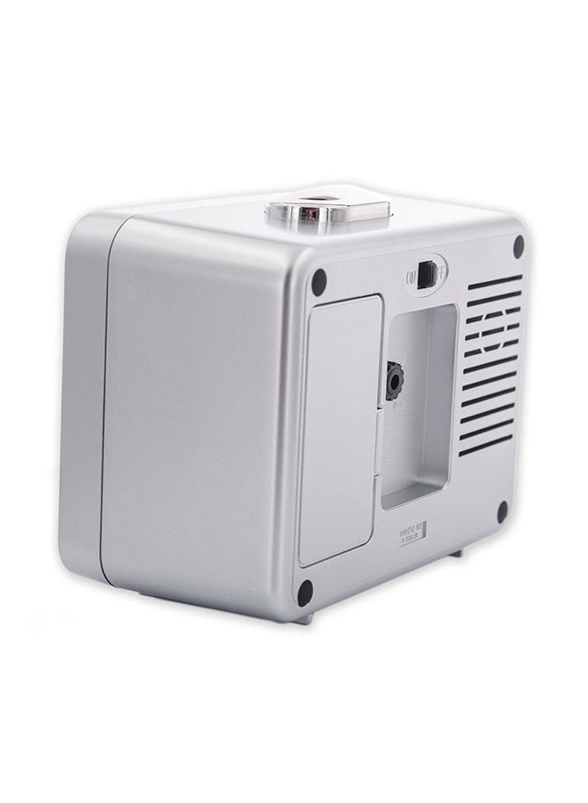 CASIO - Quartz Movement Alarm Clock Grey 11x6x10cm - Image 1