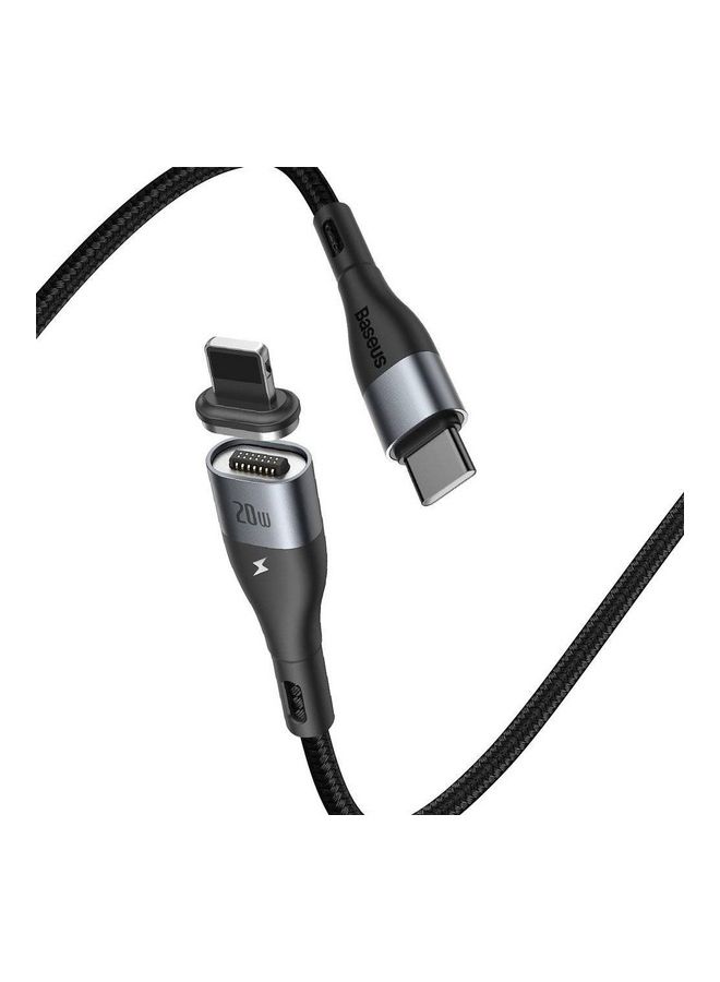 Baseus USB C to Lightning-Fast Charging Cable 20W PD Zinc Magnetic Power Delivery Data Transfer 1M Compatible with iPhone SE,13/12/11 Pro/Max/mini, New iPad 9 SE 6 7 8 X Plus Black  - Image 5