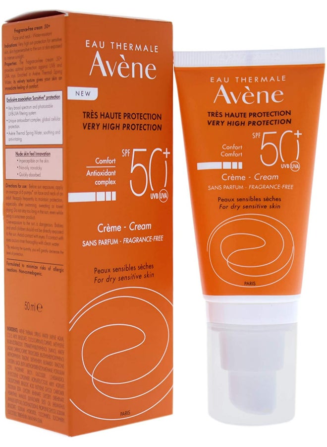 Avene Very High Protection Sun Cream 50ml - Image 1