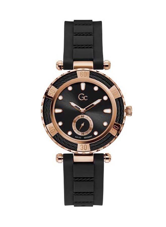 Gc Women's Silicone Strap Watch  Y55002L2MF  - Image 1