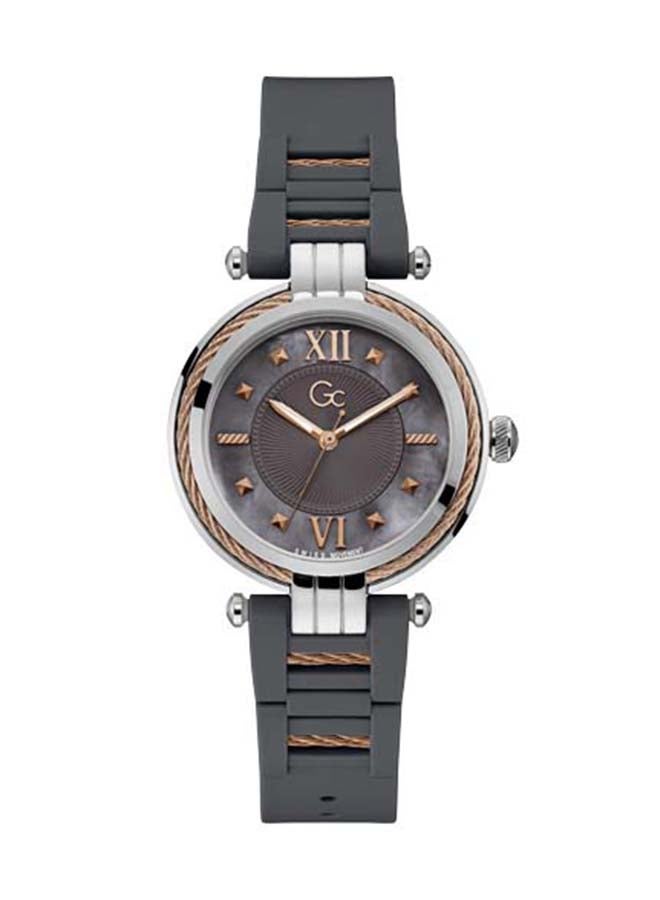 Gc Women's Silicone Strap Watch  Y56006L5MF  - Image 1