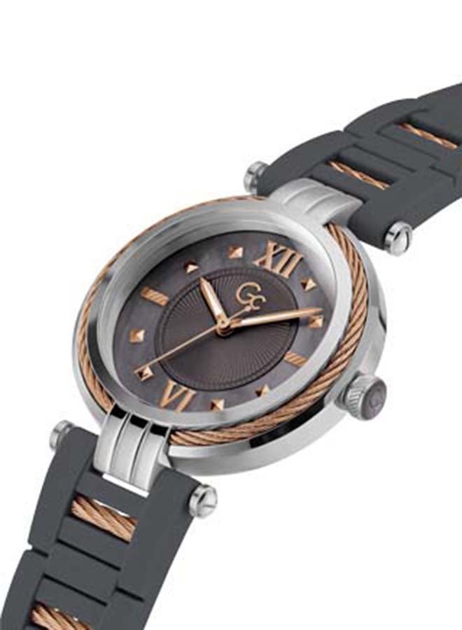 Gc Women's Silicone Strap Watch  Y56006L5MF  - Image 4