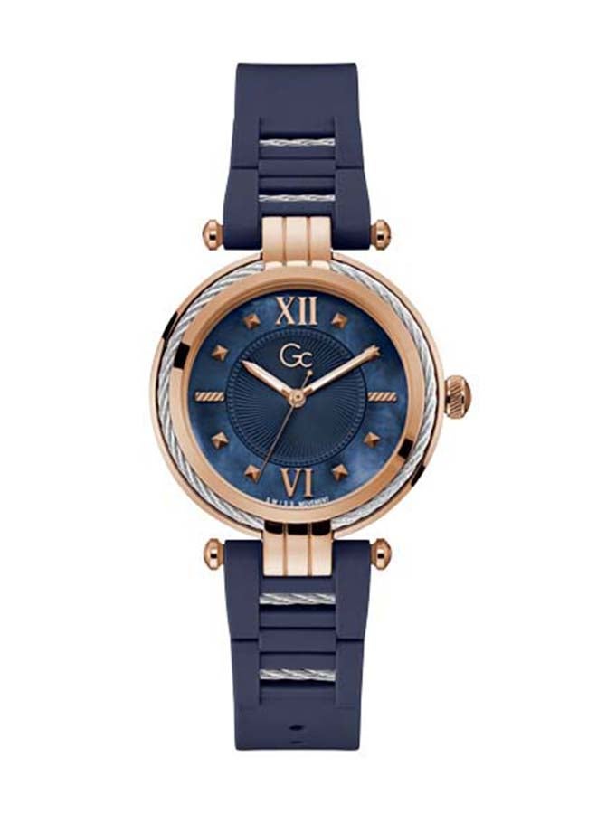 Gc - Women's Silicone Strap Watch  Y56008L7MF - Image 1