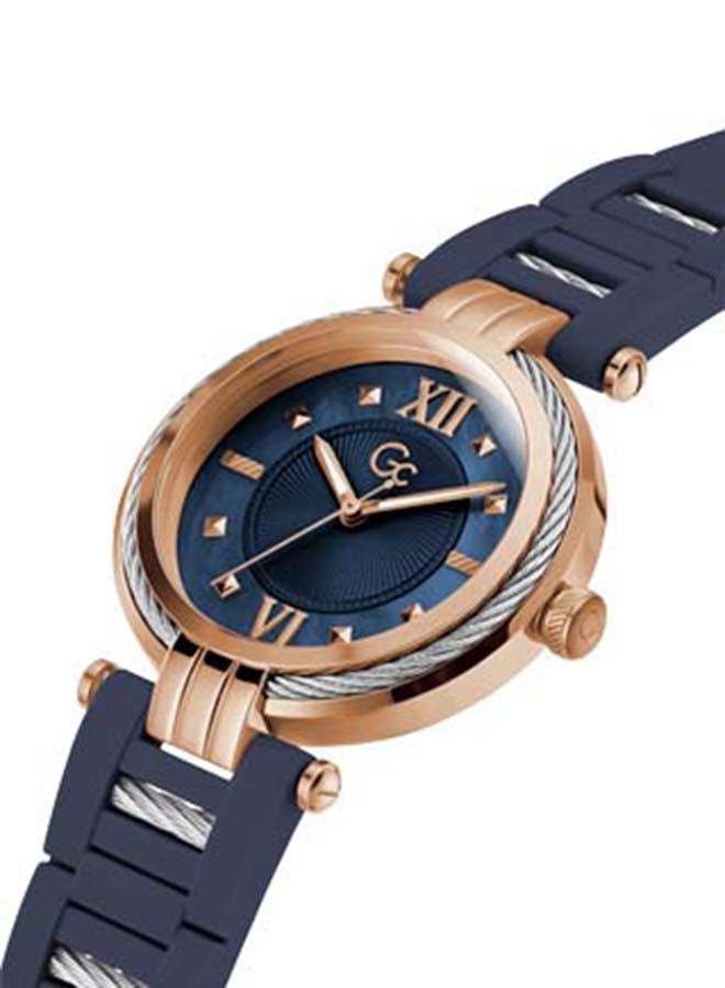 Gc - Women's Silicone Strap Watch  Y56008L7MF - Image 1