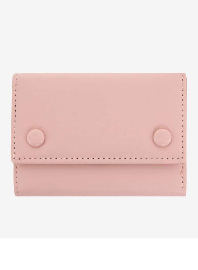 R&B - Bi Fold Pu Casual Best Women's Square Wallet Pink - Image 1