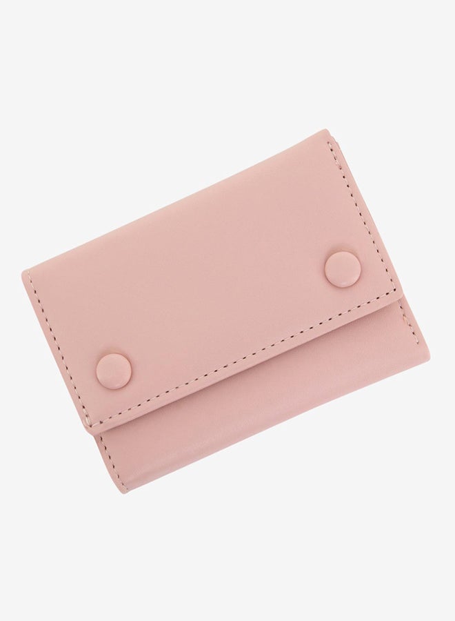 R&B - Bi Fold Pu Casual Best Women's Square Wallet Pink - Image 1