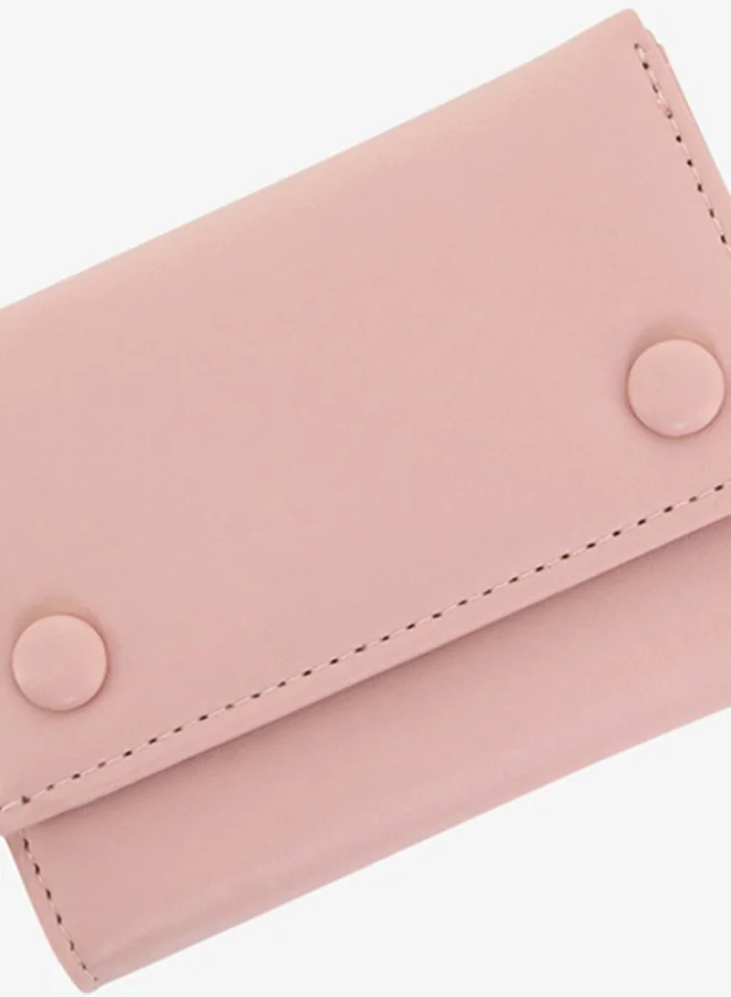 R&B Bi Fold Pu Casual Best Women's Square Wallet Pink