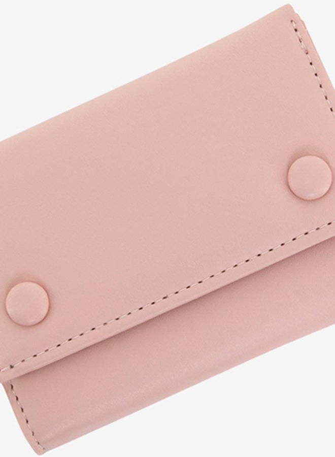 R&B - Bi Fold Pu Casual Best Women's Square Wallet Pink - Image 1