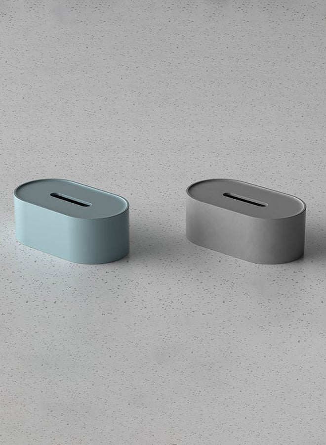 Switch - Portable Tissue Box Fog Blue 22.5 x 12.5 x 8cm - Image 1