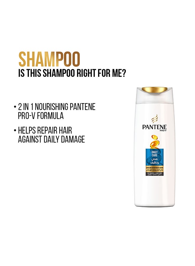 Pantene - Pro V Daily Care 2 in1 Shampoo 600ml+400ml Pack Of 2 - Image 1