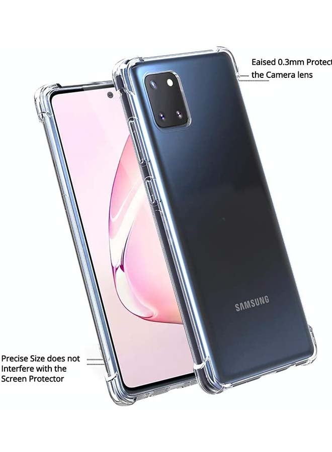 MARGOUN Shockproof Gorilla Bumper TPU Case Cover For Samsung Galaxy Note 10 Lite/Galaxy A81 Clear - Image 4