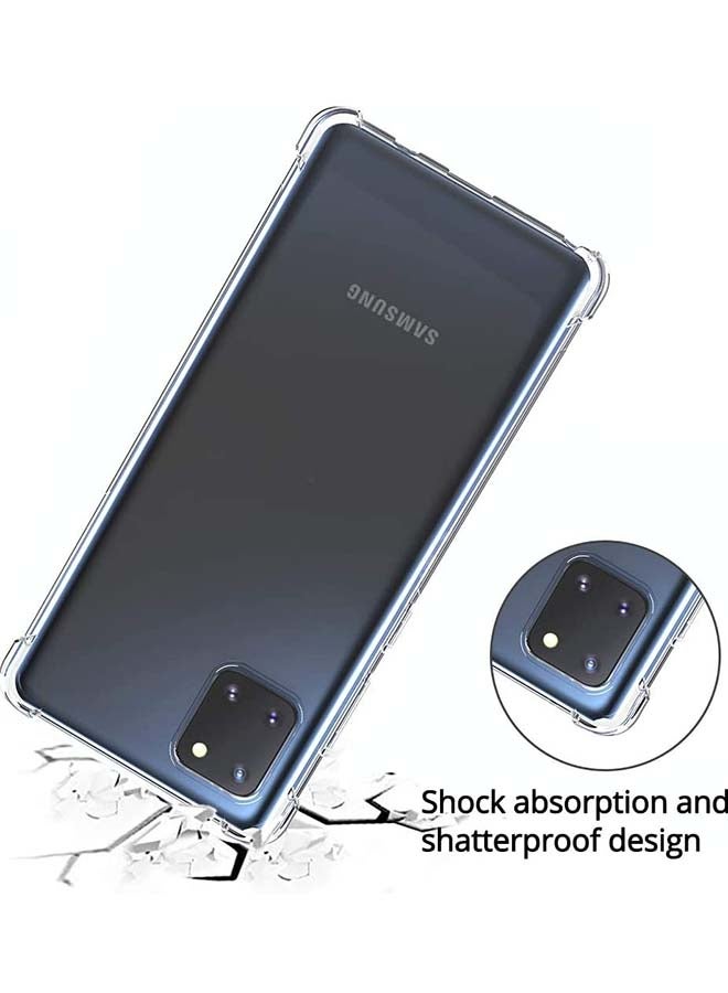 MARGOUN Shockproof Gorilla Bumper TPU Case Cover For Samsung Galaxy Note 10 Lite/Galaxy A81 Clear - Image 5
